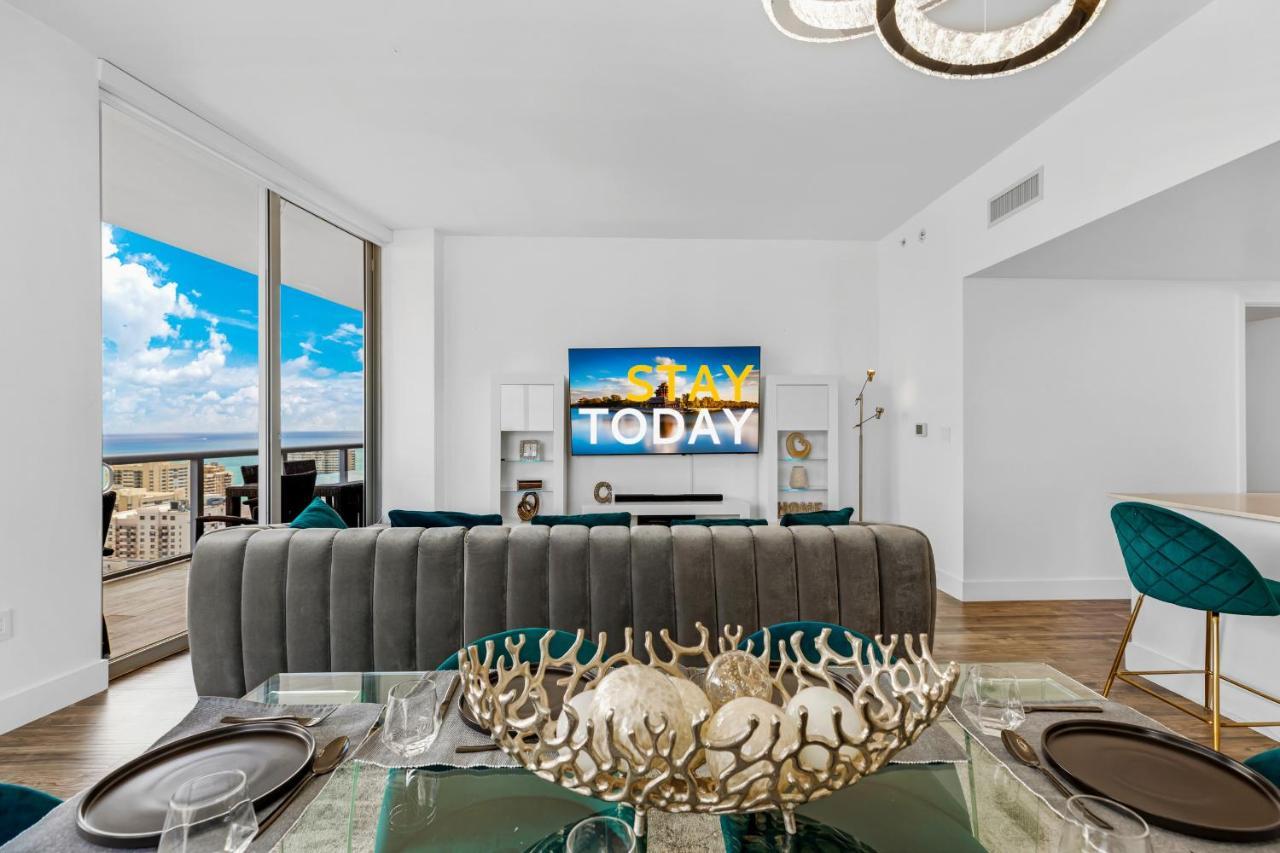 Beachwalk Resort - Penthouse In The Sky 3Bdr And 3Ba Luxury Condo Direct Ocean View Hallandale Beach Bagian luar foto